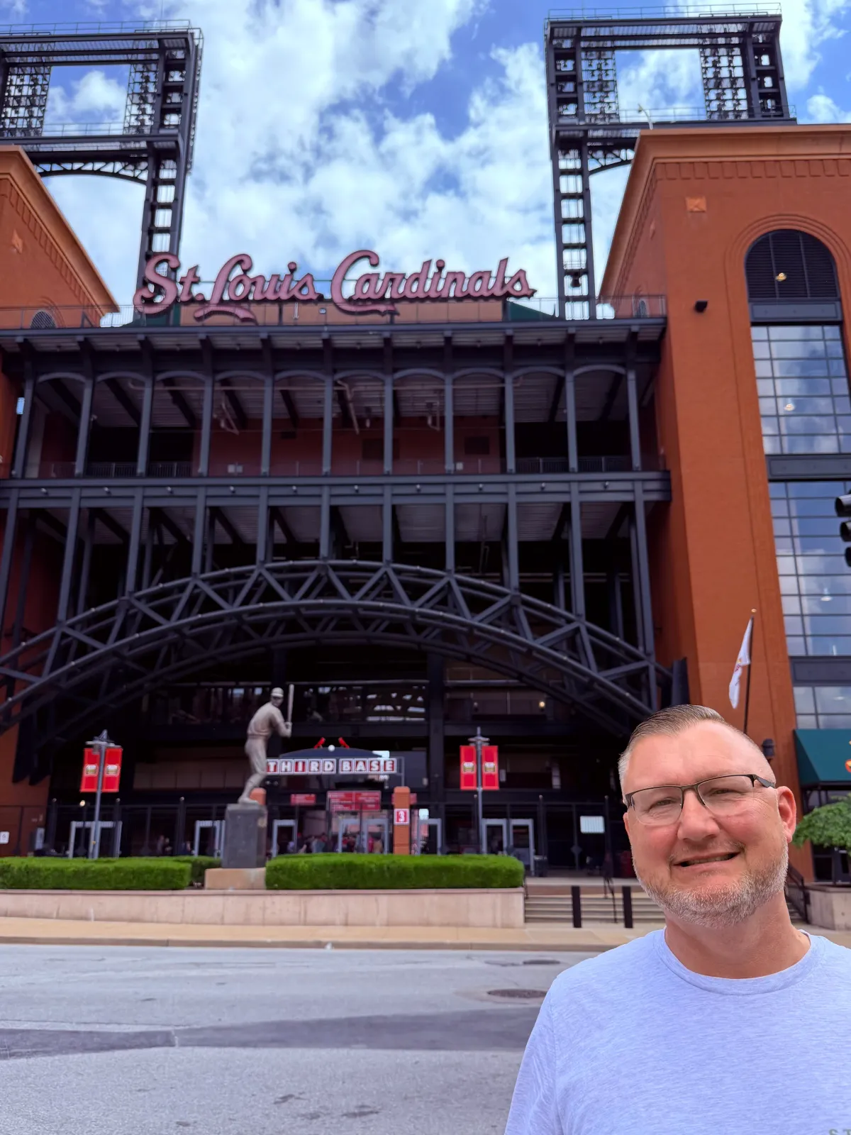 Larry Stuckenschneider, owner and operator of Stucky's Garage Doors
